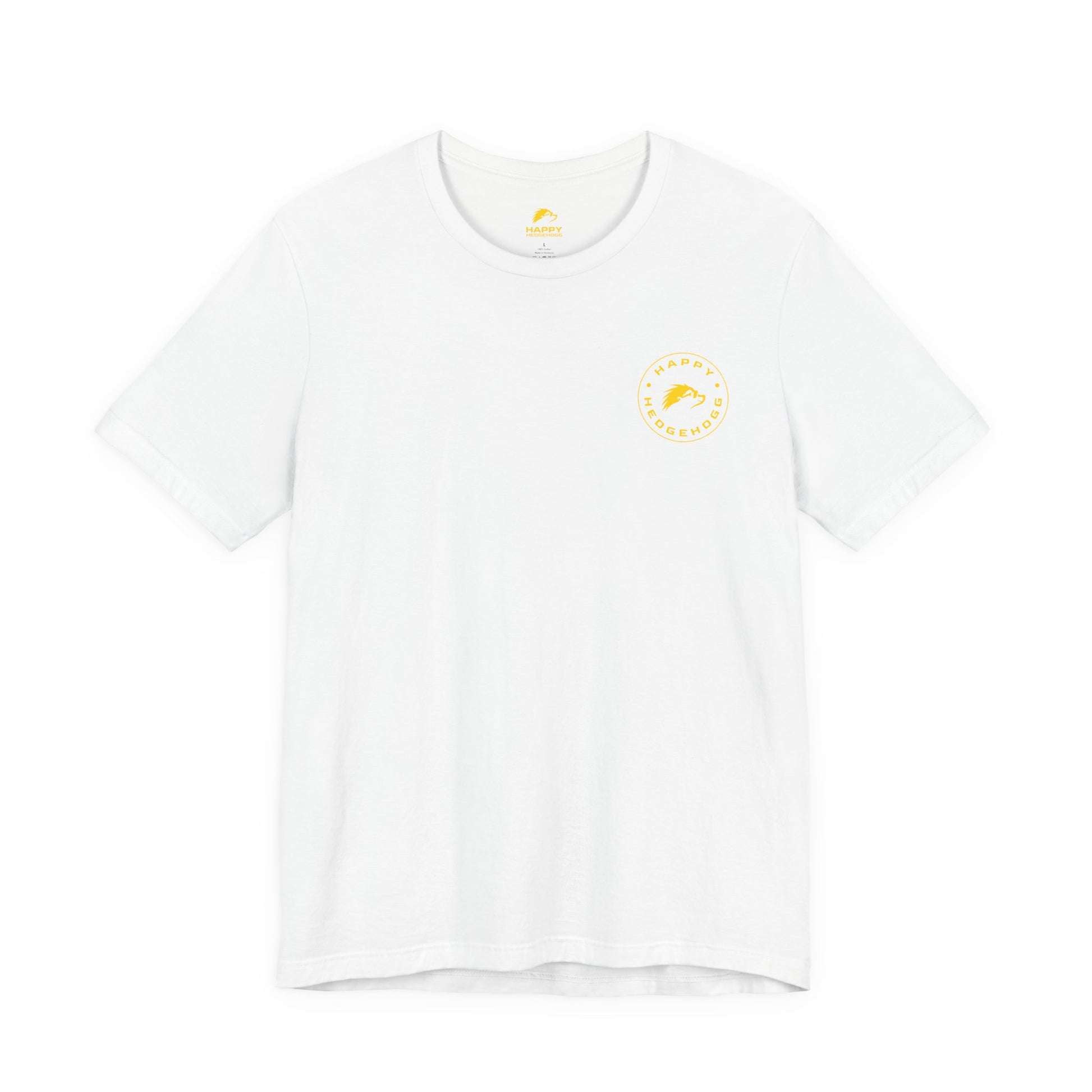 Happy Hedgehogg Classic Tee – Everyday Comfort with Gold Logo - Happy Hedgehogg