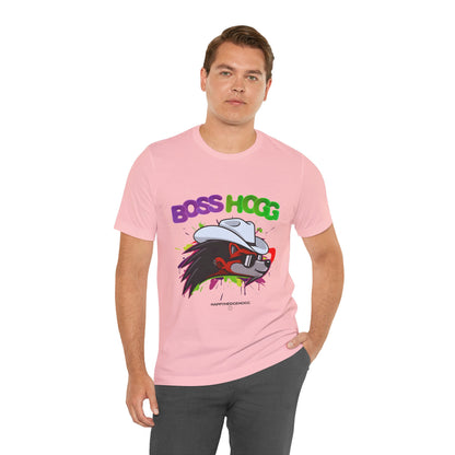 Happy Hedgehogg "BOSS HOGG" Graphic T Shirt -  Bold Graphic Tee | Happy Hedgehogg Streetwear